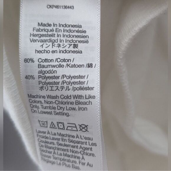 Madewell Skyterry Lightweight Hoodie Colorblock White and Blue Sweatshirt - Picture 9 of 9